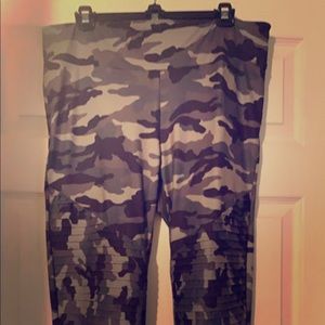 Olive Colored Camo leggings